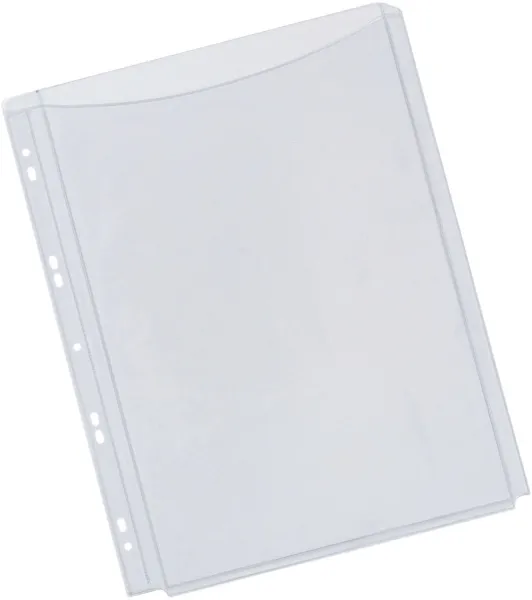 Bolsillo para catálogos Q-connect A4 180my transparente 5 uds