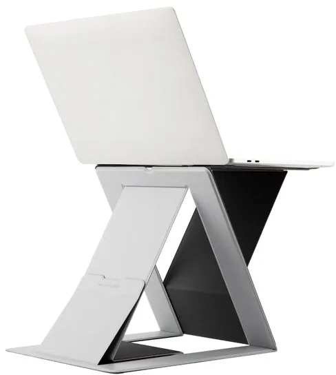 MOFT Z-stand Escritorio para Portátil de Pie y Sentado Gris