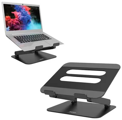 PORT Designs Soporte Ergonómico Ajustable para Portátil/Notebook