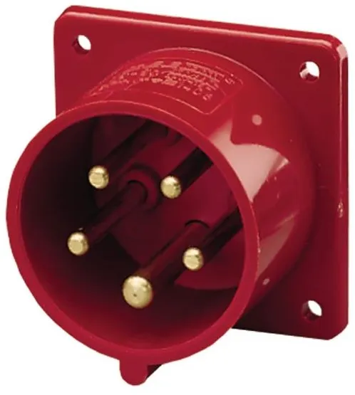 Toma de corriente de aparato Mennekes CEE de 5 polos 16A 400V IP44 6H