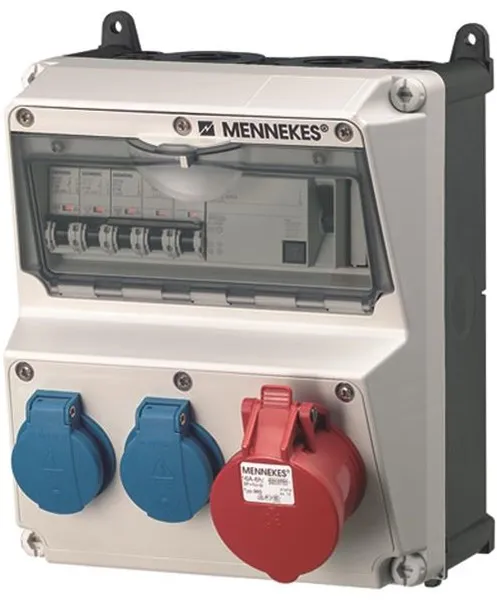 Panel Mennekes AMAXX schuko 5 polos 16Aol IP44